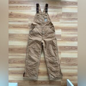 Vintage Carhartt Coveralls Bibs Size 34 X 30